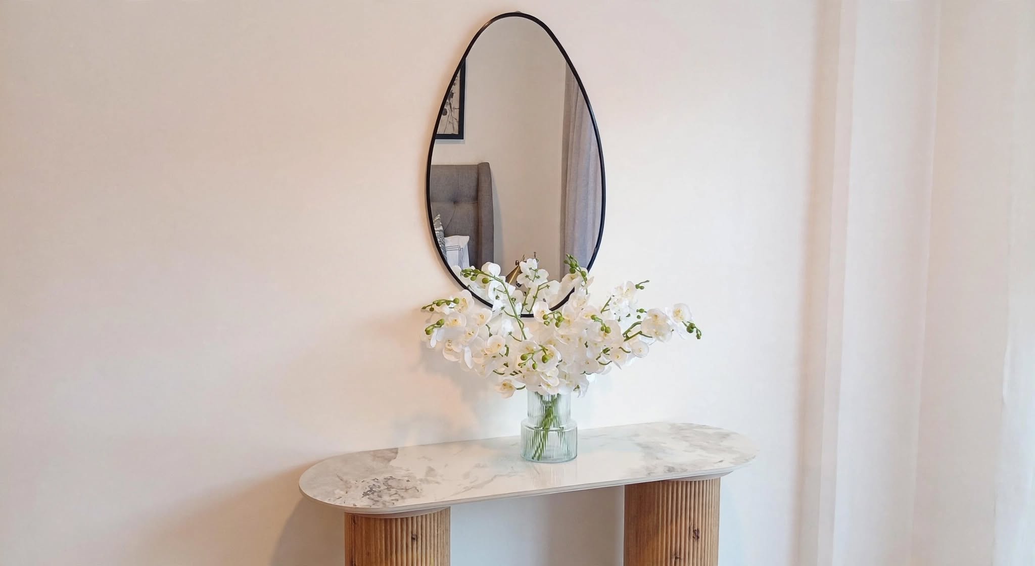 Console table and mirror at 2007 Circa Illovo