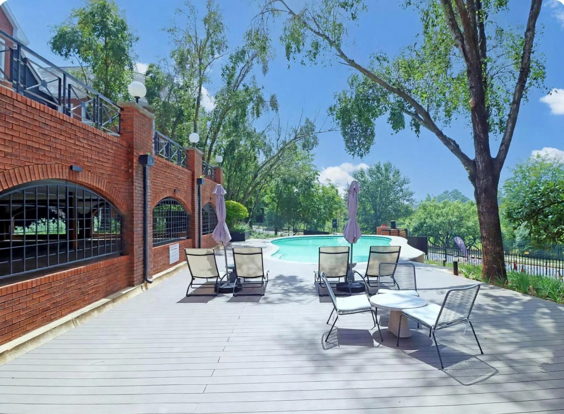 Pool deck at 2007 Circa Illovo