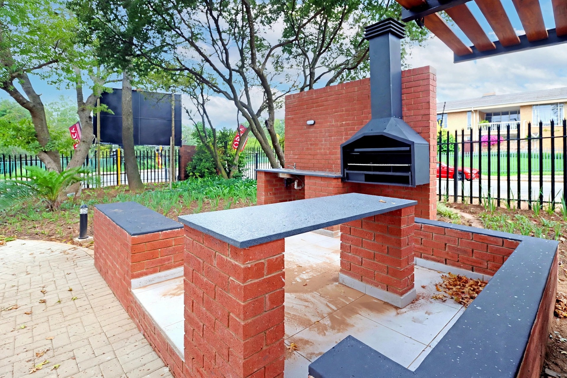 Outdoor braai area at 2007 Circa Illovo